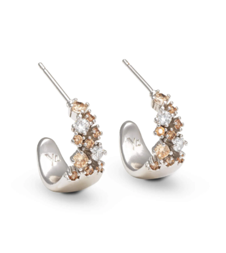 Petite meadow earrings champagne